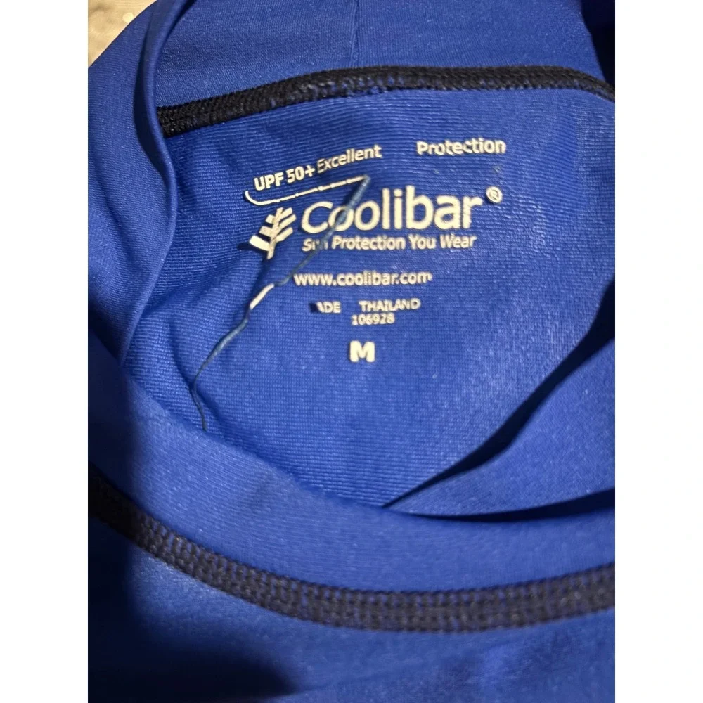 Coolibar Mens Rashgaurd M UPF 50 Swim Run Outdoor Adventure Beach Travel Vacay